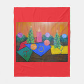 Christmas Joy Fleece Deken (Voorkant)