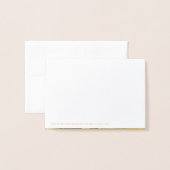 Christmas Joy Gold Folie Vakantieboom Branches Folie Kaarten (Met envelop)