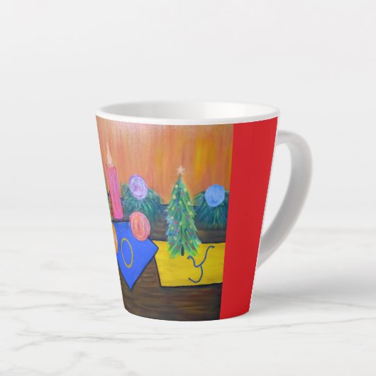 Christmas Joy Latte Mug Latte Mok (Rechterhoek)