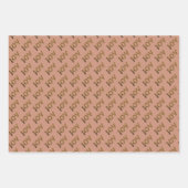 Christmas Joy Leopard Pattern Inpakpapier Vel (Voorkant 2)