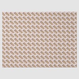 Christmas Joy Leopard Pattern Tissuepapier