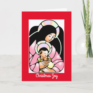 Christmas Joy Mosaic Feestdagen Kaart