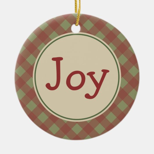 Christmas Joy Ornament (Voorkant)