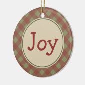 Christmas Joy Ornament (Links)