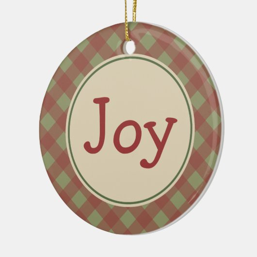 Christmas Joy Ornament (Links)