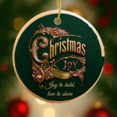 “Christmas Joy” Ornament