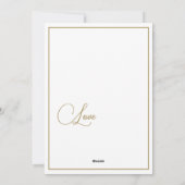 Christmas Joy Photo Gold Feestdagenkaart (Achterkant)