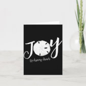 Christmas Joy Sand Dollar T Shirt  Kaart (Voorkant)