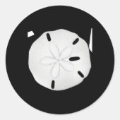 Christmas Joy Sand Dollar T Shirt  Ronde Sticker (Voorkant)