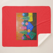 Christmas Joy Sherpa Deken (Voorkant (horizontaal))