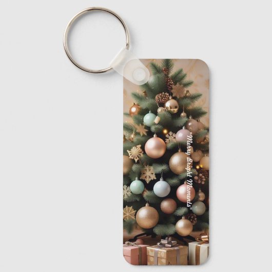 "Christmas Joy Unwrapped" Sleutelhanger (Voorkant)