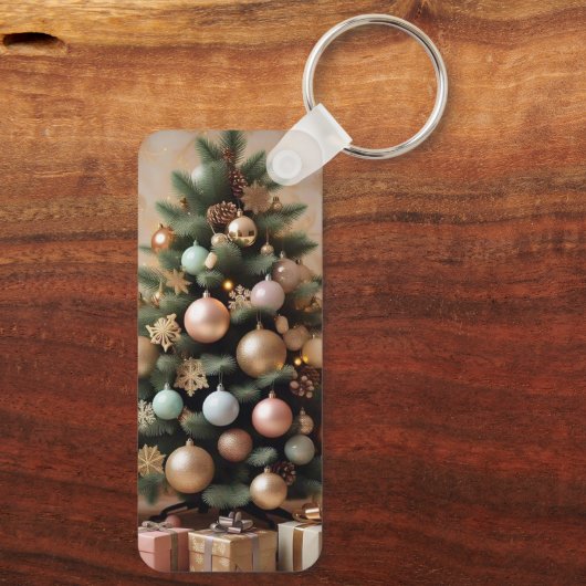 "Christmas Joy Unwrapped" Sleutelhanger (Achterkant)