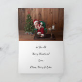 Christmas Joy Wenskaart | met de hand geschreven Feestdagen Kaart (Binnen)