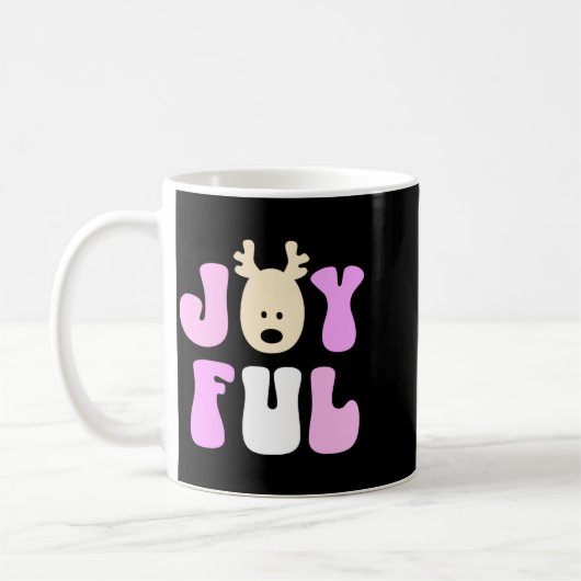 Christmas Joyful Colorful Festive Kids  Koffiemok (Links)