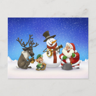 Christmas Jug Band Briefkaart