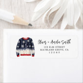 Christmas Jumper Retourlabel Etiket (Insitu)
