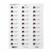 Christmas Jumper Retourlabel Etiket (Full Sheet)