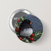 CHRISTMAS JUNCO RONDE BUTTON 5,7 CM (Voorkant /achterkant)