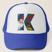 CHRISTMAS K BRIEF / SANTA CLAUS MET RODE RIBBON TRUCKER PET (Voorkant)