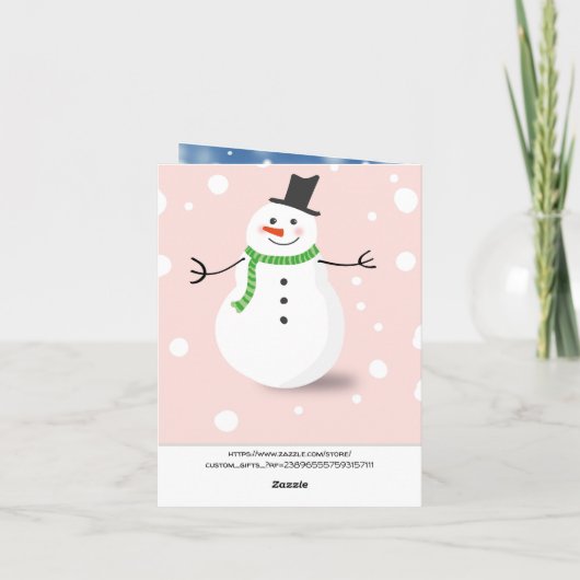 Christmas Kaart (Achterkant)