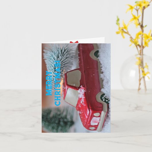 Christmas Kaart (Gele Bloem)