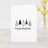 Christmas Kaart - Blank Inside - Aangepast bericht (Gele Bloem)