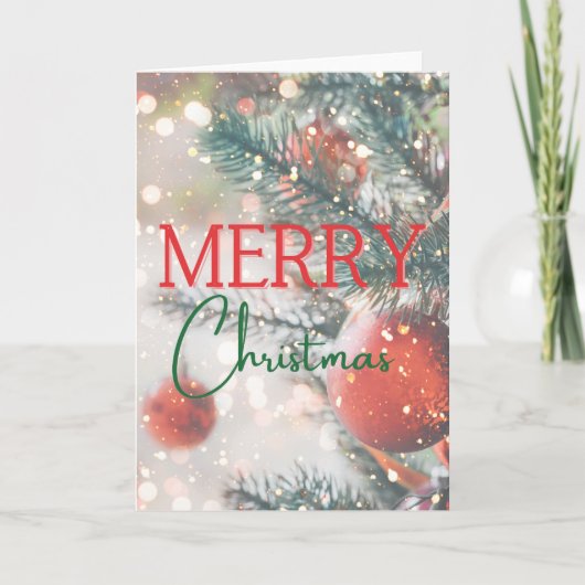 Christmas Kaart - Blank Inside - Aangepast bericht (Voorkant)