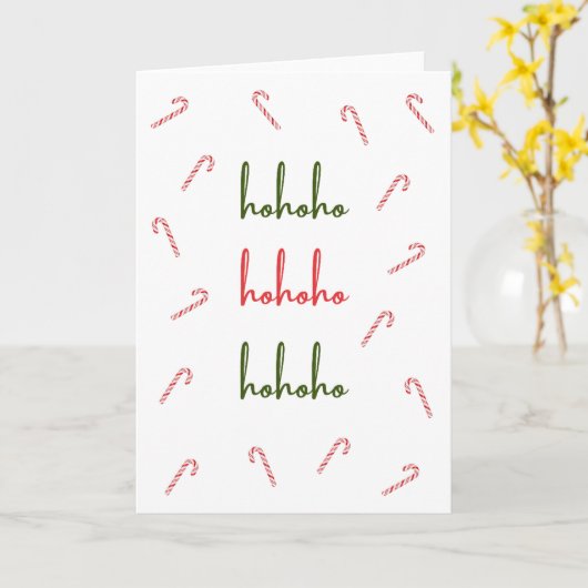 Christmas Kaart - Blank Inside - Aangepast bericht (Gele Bloem)