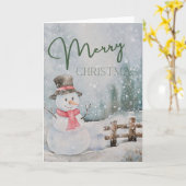 Christmas Kaart - Blank Inside - Aangepast bericht (Gele Bloem)