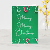 Christmas Kaart - Blank Inside - Aangepast bericht (Gele Bloem)