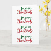 Christmas Kaart - Blank Inside - Aangepast bericht (Gele Bloem)