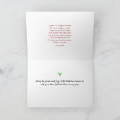 Christmas Kaart Chocolate Labrador - Rood met gedi (Binnen)