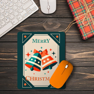 Christmas Kaart - Christmas Jingle Bells and Stars Muismat