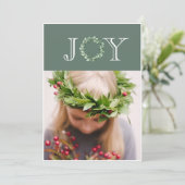 Christmas Kaart fotosjabloon (Staand voorkant)