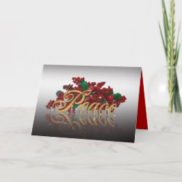 Christmas Kaart Peace