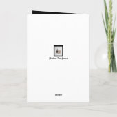 Christmas Kaart w / Alien in een ruimteschip en pl (Achterkant)