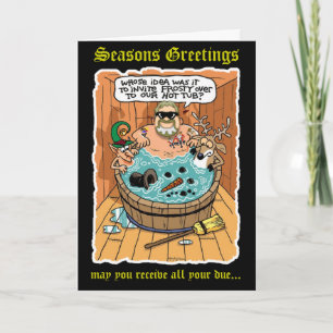 CHRISTMAS-KAARTEN FEESTDAGEN KAART