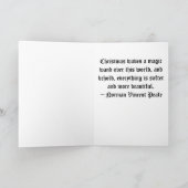 CHRISTMAS-KAARTEN FEESTDAGEN KAART (Binnen)