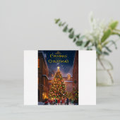 CHRISTMAS-KAARTEN FOLIE FEESTDAGEN BRIEFKAART (Staand Voorkant)