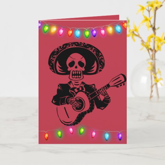 CHRISTMAS-KAARTEN VOOR GOTHISCHE KREEPEN KAART (Gele Bloem)