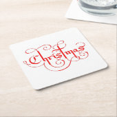 CHRISTMAS KARTONNEN ONDERZETTERS (Schuin)