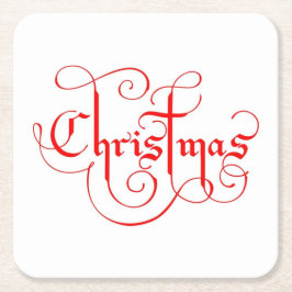 CHRISTMAS KARTONNEN ONDERZETTERS