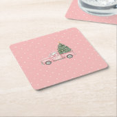 Christmas Kartonnen Onderzetters (Schuin)