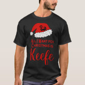Christmas Keefe Shirt For Keeper Fans Of The Lost  (Voorkant)
