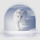 Christmas, Keepsake, or Memorial Custom Pet Photo  Sneeuwbol (Achterkant)