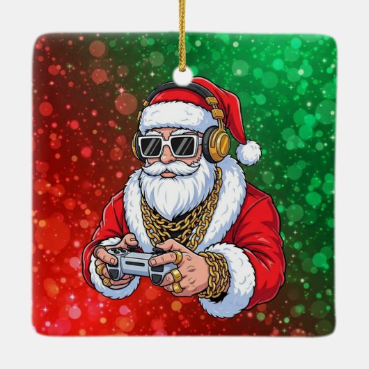 Christmas Keramisch Ornament (Achterkant)