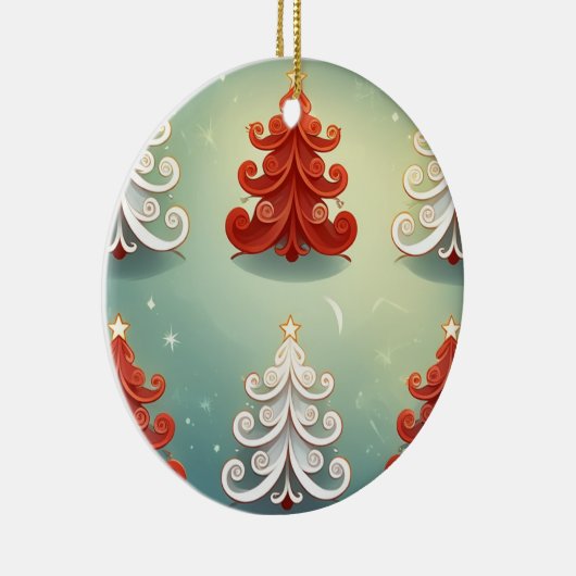 Christmas Keramisch Ornament (Rechts)