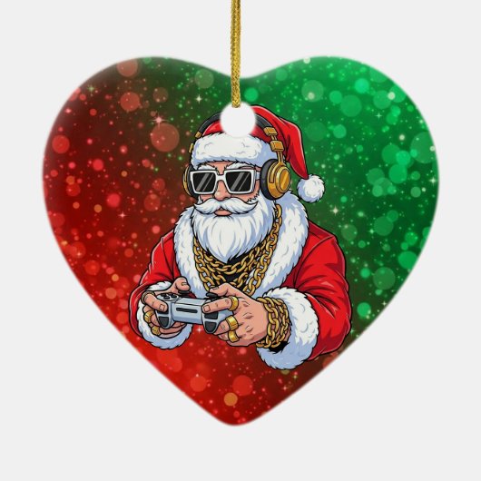 Christmas Keramisch Ornament (Achterkant)