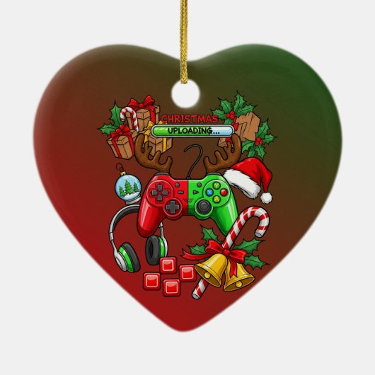 Christmas Keramisch Ornament (Achterkant)