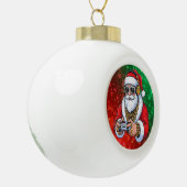 Christmas Keramische Bal Ornament (Links)